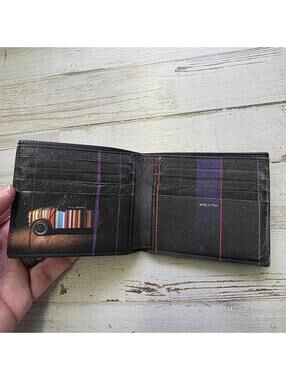 Paul Smith Authentic Leather Wallet - Made in Italy - Colorful Car